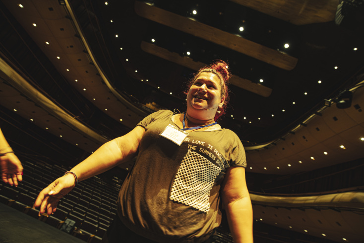 Η Θεοδοσία Γεωργοπούλου στο «Romáland» στη Στέγη