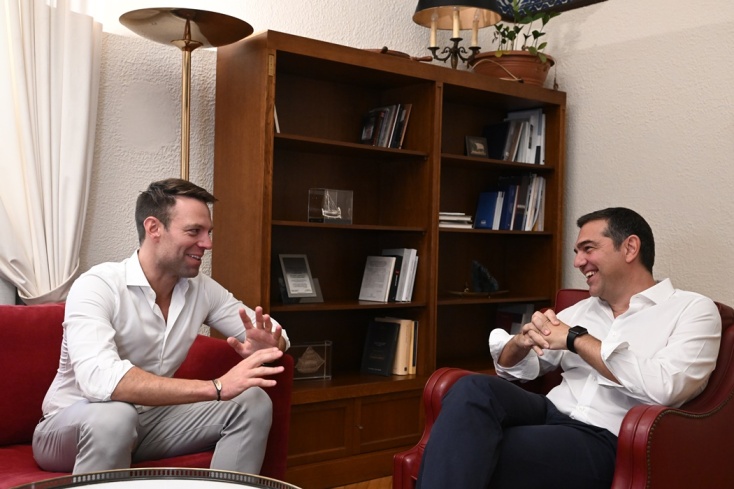 Αλέξης Τσίπρας και Στέφανος Κασσελάκης συναντήθηκαν ξανά