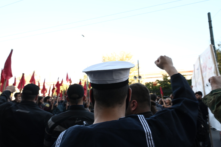 Ολοκληρώθηκε η μεγάλη πορεία για την 50ή επέτειο του Πολυτεχνείου