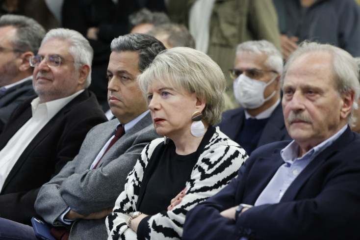 Στην παρουσίαση του βιβλίου του Ξενοφώντα Κοντιάδη βρέθηκε ο πρόεδρος του ΣΥΡΙΖΑ, Στέφανος Κασσελάκης