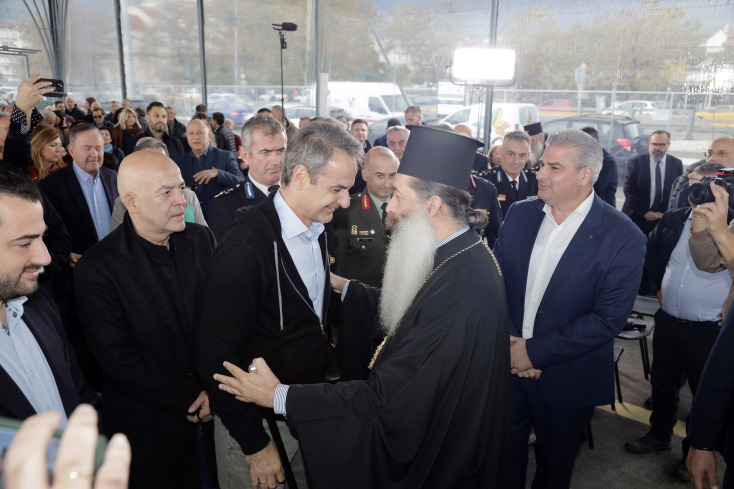 Στα εγκαίνια του λιμανιού του Αγίου Κωνσταντίνου ο Μητσοτάκης: «Ψηφίδα στο μεγάλο αναπτυξιακό μωσαϊκό»