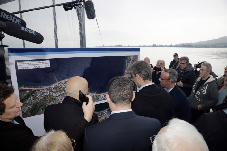 Στα εγκαίνια του λιμανιού του Αγίου Κωνσταντίνου ο Μητσοτάκης: «Ψηφίδα στο μεγάλο αναπτυξιακό μωσαϊκό»