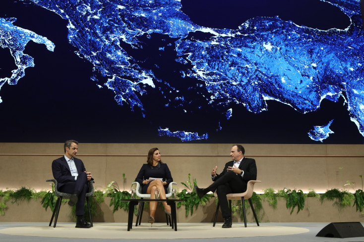 Μητσοτάκης με αντιπρόεδρο Google: Στόχος να γίνουμε παγκόσμιο κέντρο τεχνητής νοημοσύνης