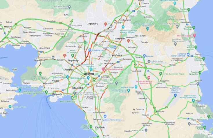 Μποτιλιάρισμα σε Κηφισό, Κηφισίας και Κατεχάκη