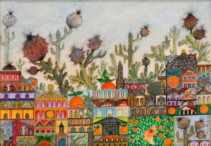 Έργο του Γιάννη Ξανθούλη από την έκθεση "Ζωγραφιές δια πάσαν νόσον"