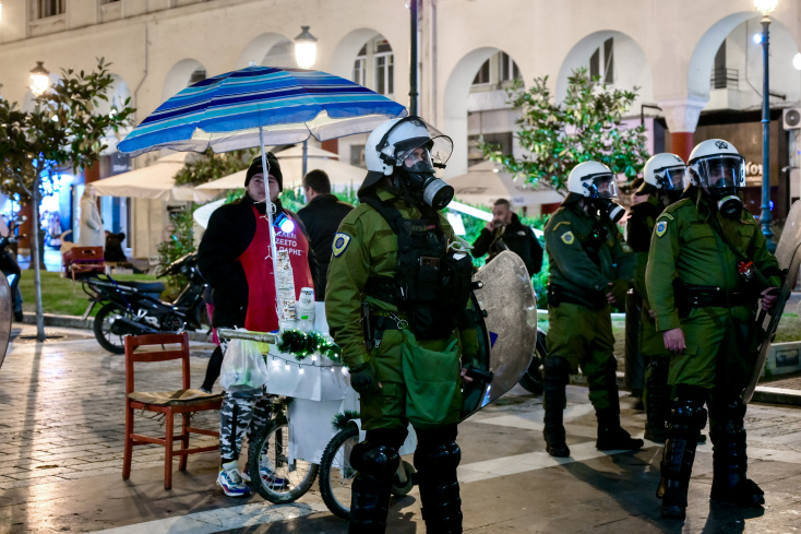 Ένταση μετά την πορεία στη Θεσσαλονίκη