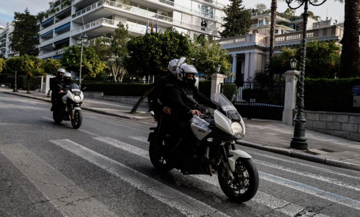 «Φρούριο» η Αθήνα λόγω της επίσκεψης Ερντογάν © Eurokinissi