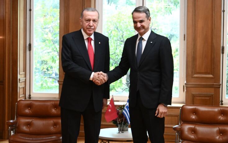 Τα στιγμιότυπα που ξεχώρισαν στη συνάντηση Μητσοτάκη-Ερντογάν