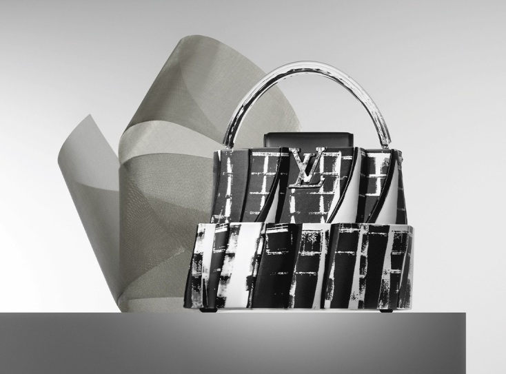«Louis Vuitton x Frank Gehry»: Τσάντες από τον διάσημο Καναδοαμερικανό αρχιτέκτονα - Η νέα κολεξιόν παρουσιάστηκε στην Art Basel Miami Beach.