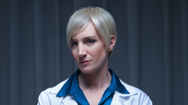 H Στεφανία Γουλιώτη στην παράσταση "The Doctor"