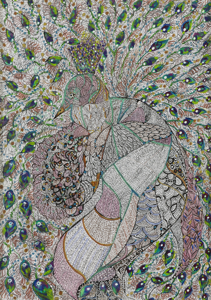 Η απληστία του παγωνιού που ήθελε να γίνει ταπετσαρία 