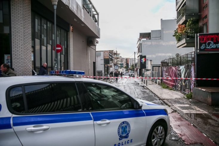 Αποκλεισμένο από αστυνομικούς το σημείο των πυροβολισμών στο Γκάζι