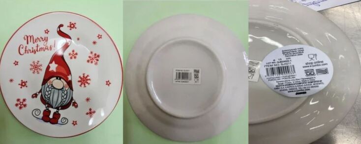 O ΕΦΕΤ ανακαλεί πιάτο από πορσελάνη