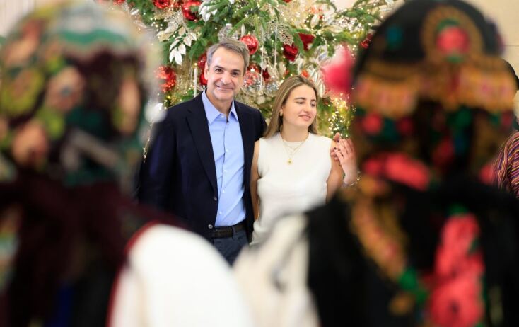 Κάλαντα από το Καστελλόριζο άκουσε ο Κυριάκος Μητσοτάκης