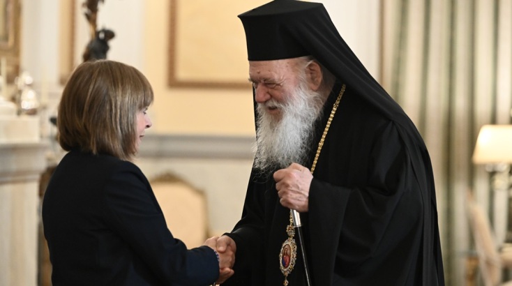 Ευχές στην Πρόεδρο της Δημοκρατίας από την πολιτική, στρατιωτική και θρησκευτική ηγεσία 