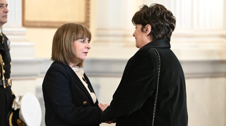 Ευχές στην Πρόεδρο της Δημοκρατίας από την πολιτική, στρατιωτική και θρησκευτική ηγεσία 