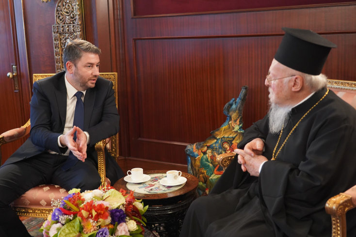 Ανδρουλάκης: Συνάντηση με Οικουμενικό Πατριάρχη Βαρθολομαίο