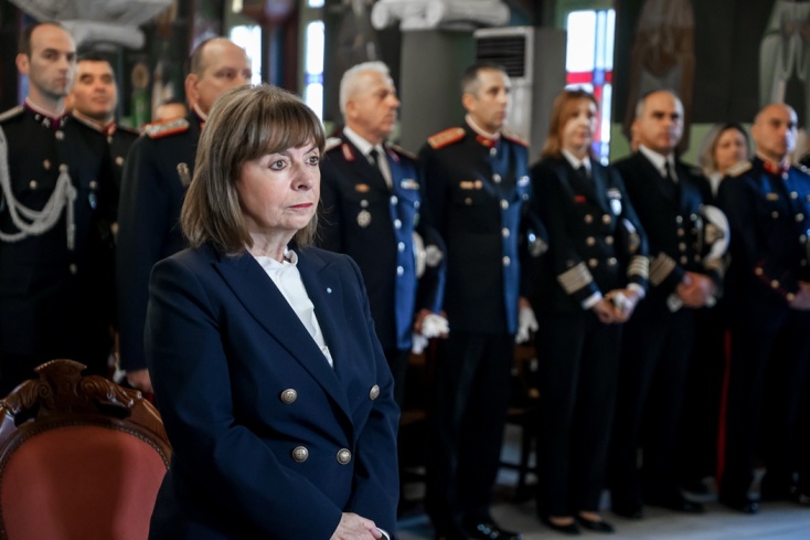 Στο Ρέθυμνο για τον αγιασμό των υδάτων η Πρόεδρος της Δημοκρατίας, Κατερίνα Σακελλαροπούλου