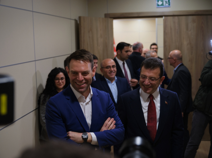 Συνάντηση Κασσελάκη με Ιμάμογλου στην Κωνσταντινούπολη - «Σπίτι μου η Πόλη» είπε ο πρόεδρος του ΣΥΡΙΖΑ