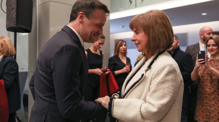 Η Κατερίνα Σακελλαροπούλου εγκαινίασε την έκθεση «Ο νεοϊμπρεσιονισμός στα χρώματα της Μεσογείου (1891-1914)»