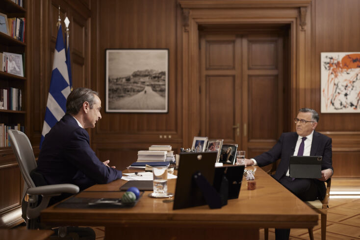 Η συνέντευξη του Κυριάκου Μητσοτάκη στην ΕΡΤ