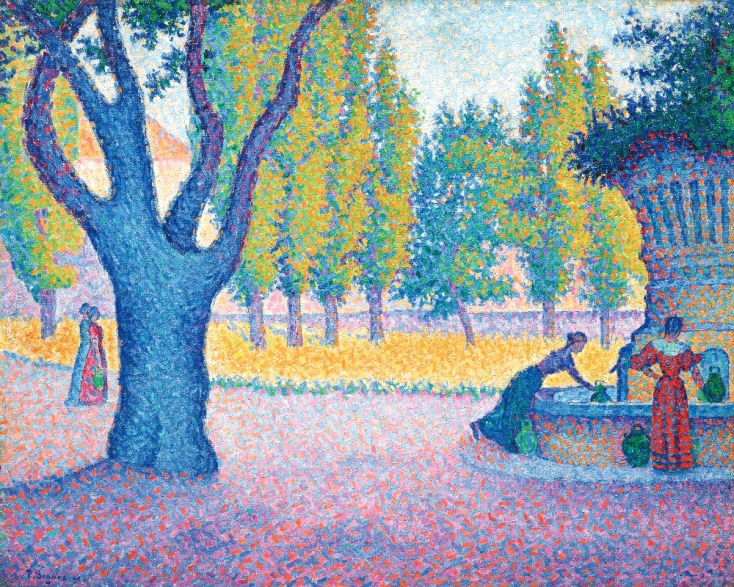 Paul Signac (1863-1935), Σαιν-Τροπέ. Κρήνη στην Πλας ντε Λις, 1895