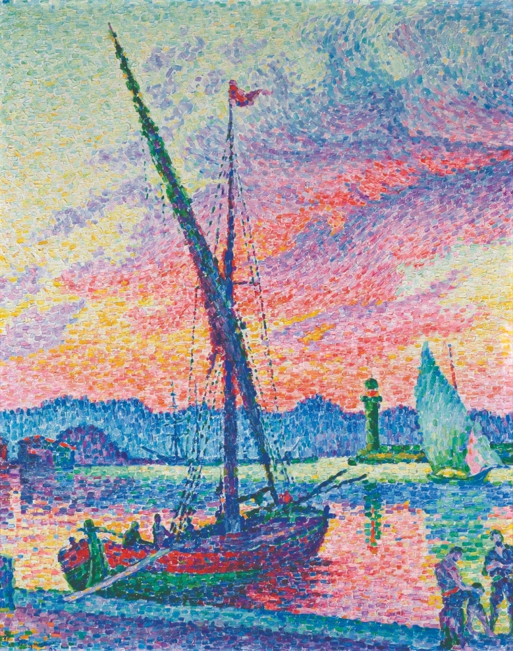 Paul Signac (1863-1935), Σαιν-Τροπέ. Το τρεχαντήρι, 1905
