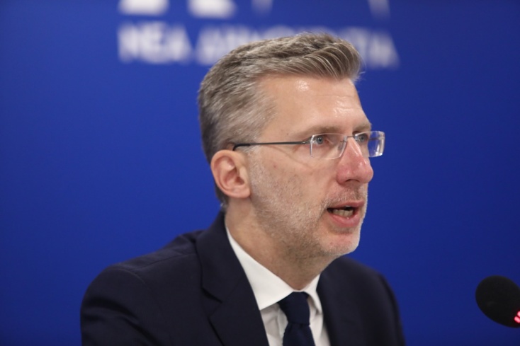 Ο υπουργός Επικρατείας, Άκης Σκέρτσος