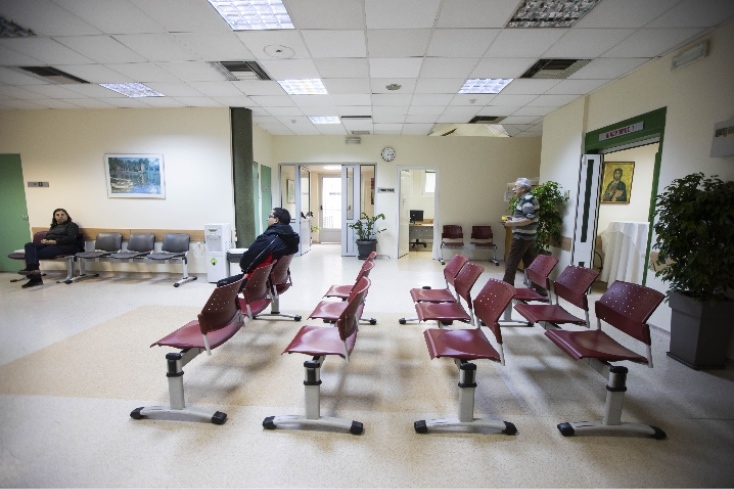 Χώρος αναμονής Θεαγενείου Νοσοκομείου Θεσσαλονίκης