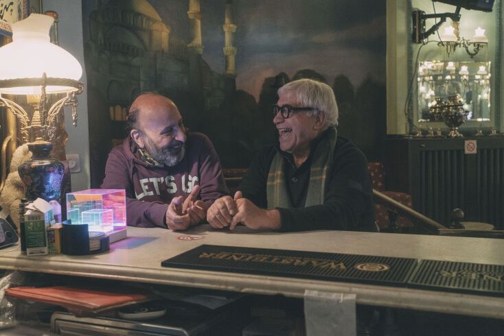 Ο Δημήτρης Πιατάς και ο Σάκης Σερέφας