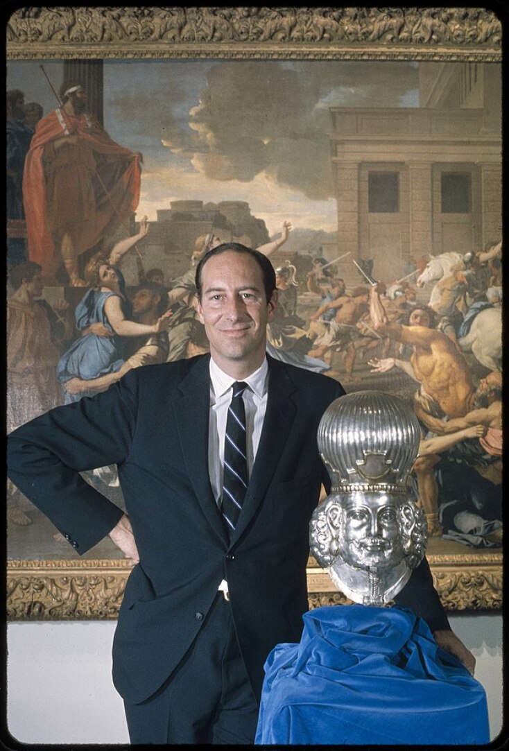 Ο διευθυντής του Μητροπολιτικoύ Μουσείου Τέχνης της Νέας Υόρκης (ΜΕΤ) Thomas P. F. Hoving