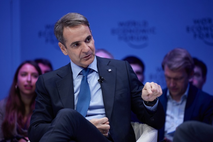 Ο Κυριάκος Μητσοτάκης στο Παγκόσμιο Οικονομικό Φόρουμ στο Νταβός