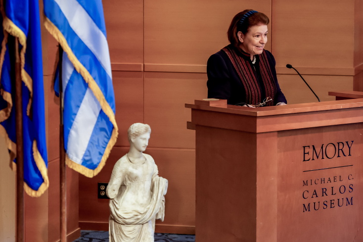 Οι δηλώσεις της Λ. Μενδώνη στον χαιρετισμό της