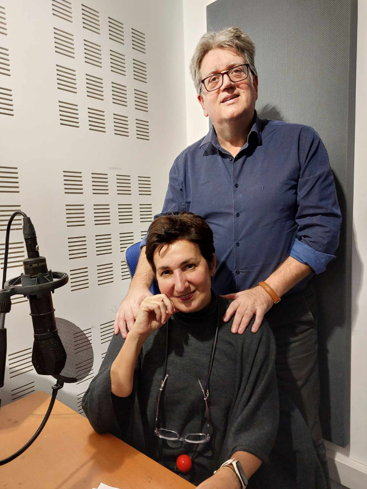 Ο Θανάσης Δρίτσας με τη Φένια Τσανάκα