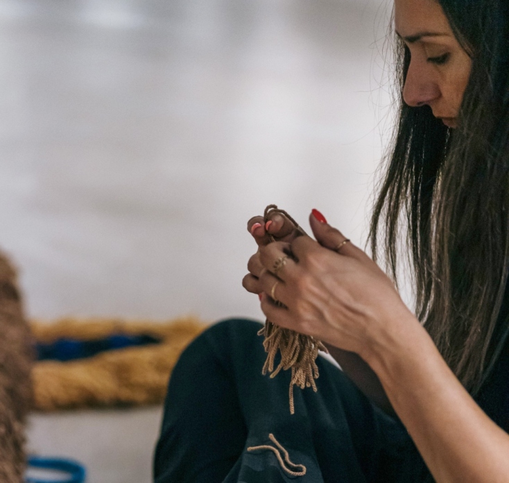 Η καλλιτέχνις Μάρω Φασουλή