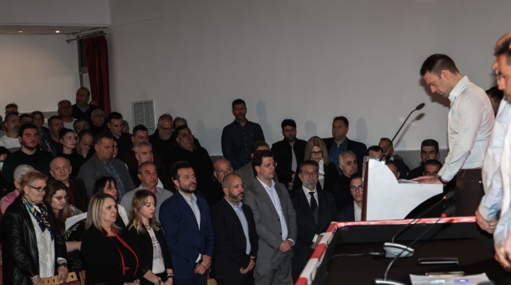 O Στέφανος Κασσελάκης στη Λάρισα