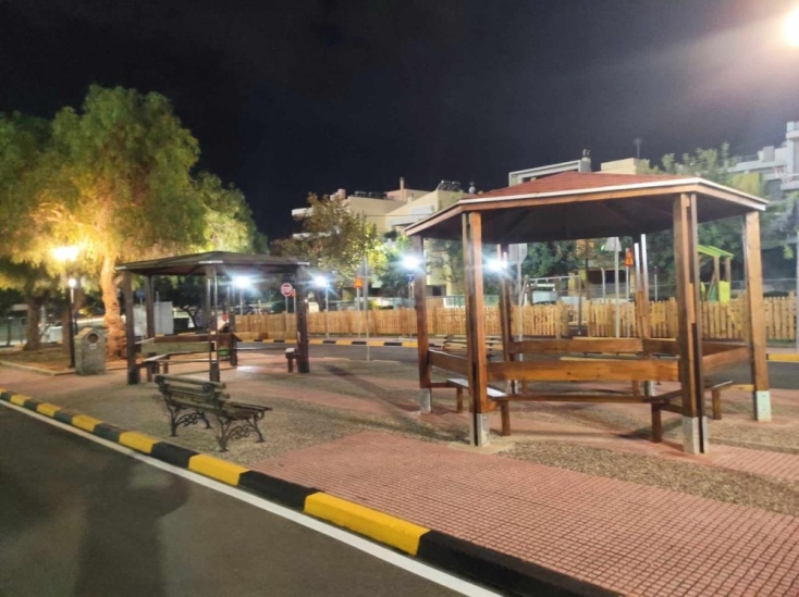 Κυκλοφοριακή αγωγή στο ανακαινισμένο πάρκο του Αλίμου