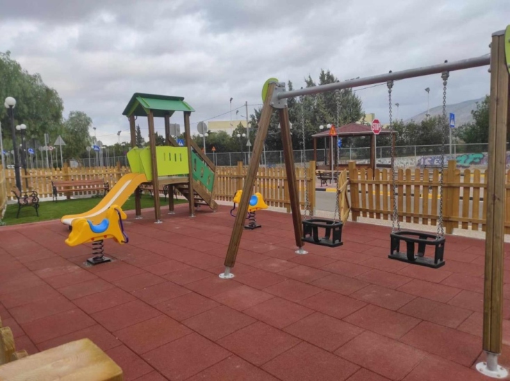 Κυκλοφοριακή αγωγή στο ανακαινισμένο πάρκο του Αλίμου