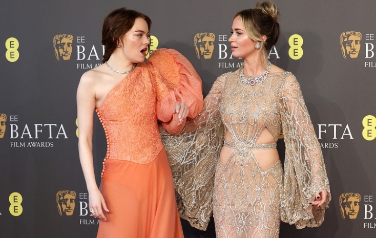 BAFTA: Η άφιξη της Emma Stone στο Royal Festival Hall του Λονδίνου