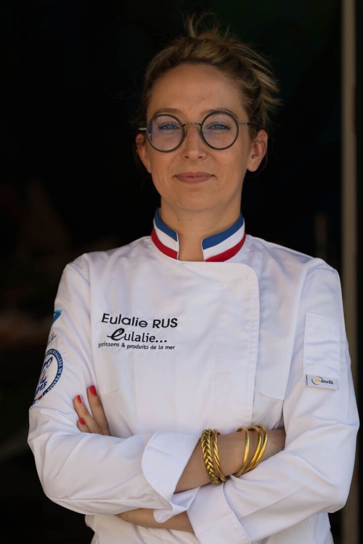 Η βραβευμένη «MOF» Σεφ ψαριών Eulalie Rus