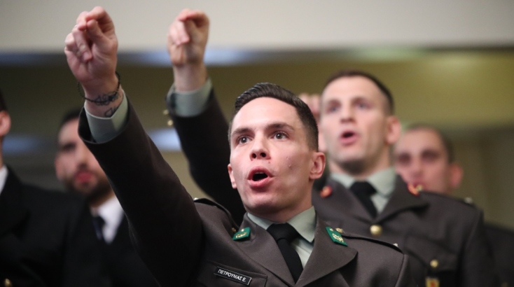 Η πρώτη ανάρτηση του ανθυπολοχαγού Πετρούνια μετά την ορκομωσία των Ολυμπιονικών