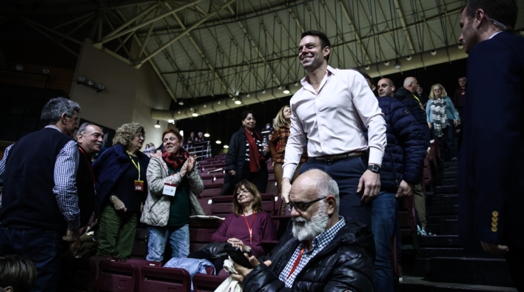 O Κασσελάκης στη 2η μέρα συνεδρίου του ΣΥΡΙΖΑ