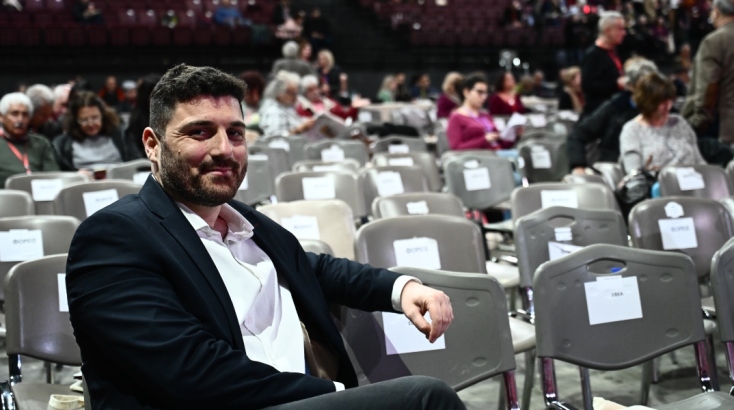 Ο Διονύσης Τεμπονέρας στο συνέδριο του ΣΥΡΙΖΑ