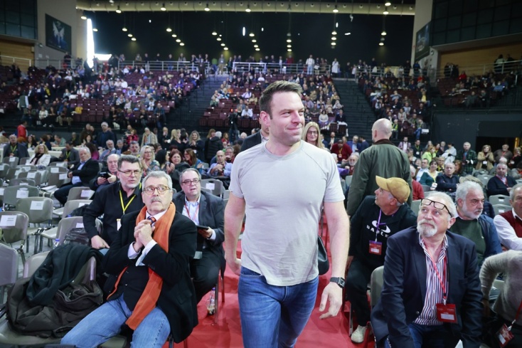 Ο Στέφανος Κασσελάκης στο 4ο Συνέδριο του ΣΥΡΙΖΑ