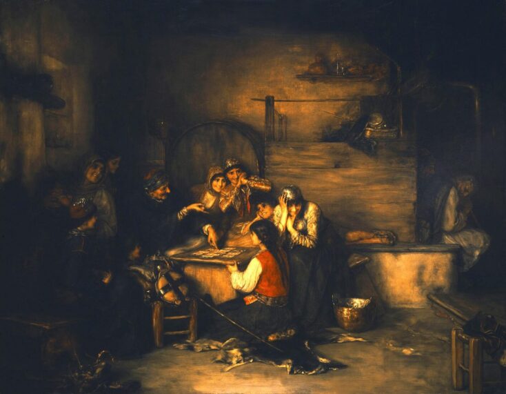 Η χαρτομάντισσα, 1885