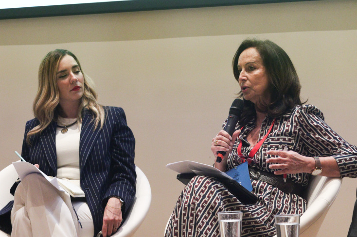 Η Άννα Διαμαντοπούλου στο συνέδριο «Μεταπολίτευση: 50 χρόνια μετά» 