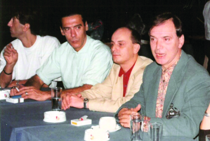 Aπό δεξιά: Γ. Μαρίνος, Γ. Παυριανός, Μ. Κωνσταντόπουλος, Δ. Παπάζογλου