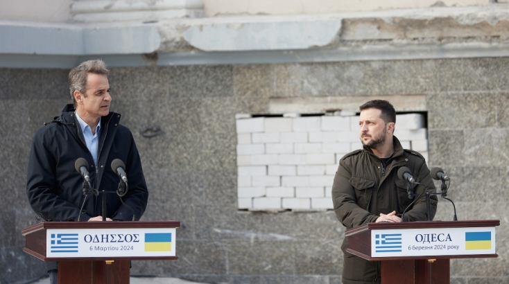 Κοινές δηλώσεις Μητσοτάκη - Ζελένσκι