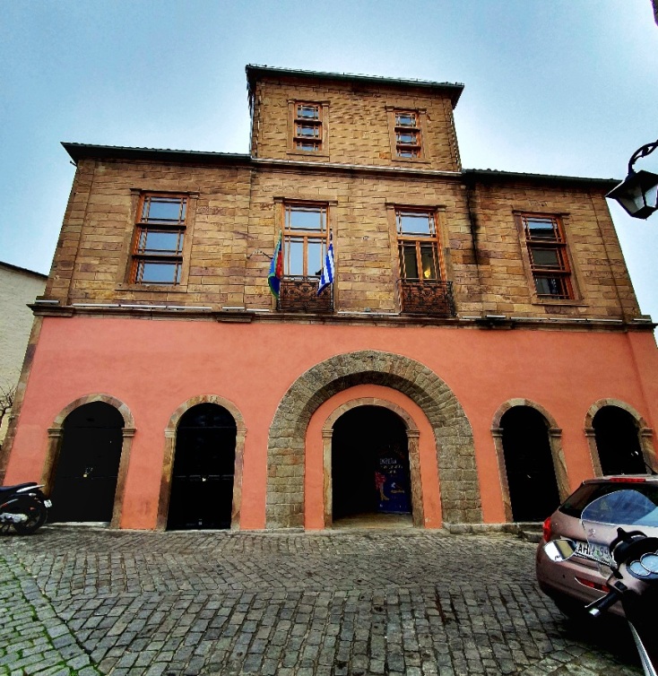 Το αρχοντικό όπου στεγάζεται η έκθεση με στολές από το καρναβάλι της Ξάνθης