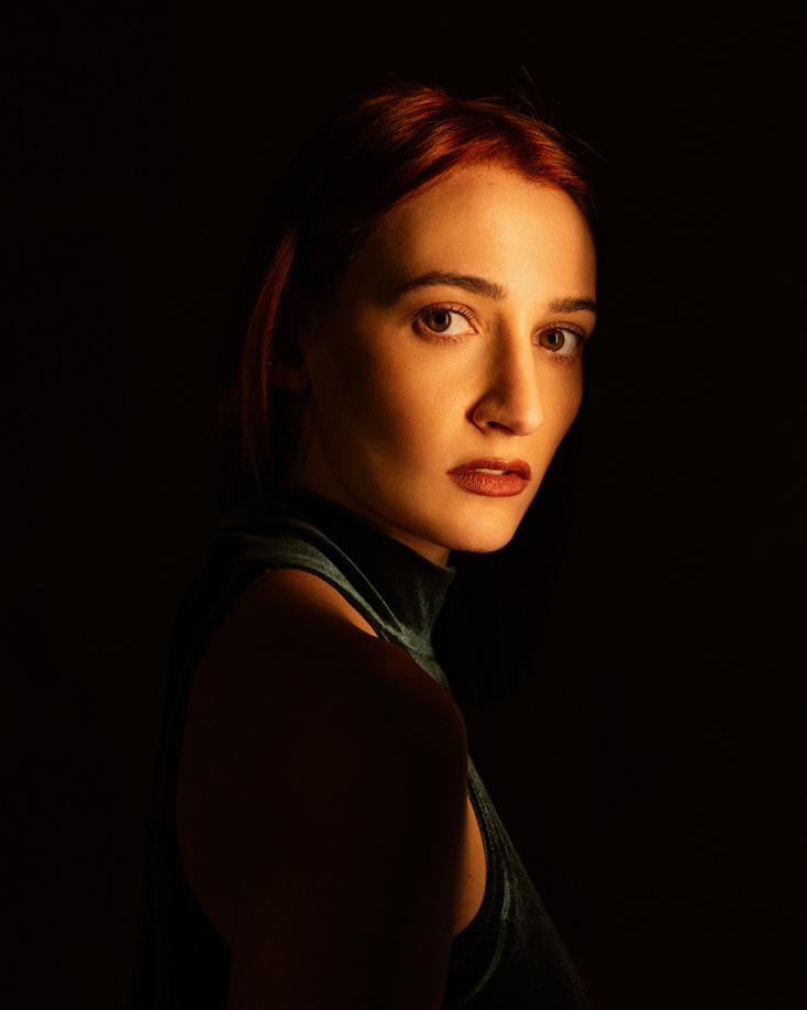 Η Φωτεινή Ζαγλάρα. Αυτοπορτραίτο